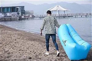 Hikenture Inflatable Air Lounger on the Beach