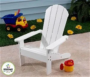 KidKraft Adirondack Chair - White