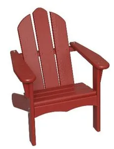 Little Colorado Red Kids Adirondack Chair