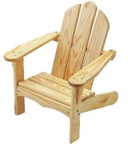 Little Colorado Unfinished Kids Adirondack Chairs