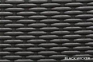 Ohana Black Wicker Detail