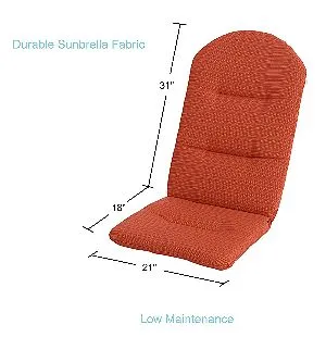 Phat Tommy Adirondack Chair Cushion Dimensions