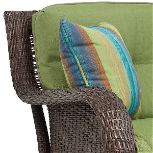 Sawyer Resin Wicker Seat Detail