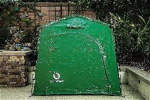 The YardStash IV Bike Storage Shed Tent Closed