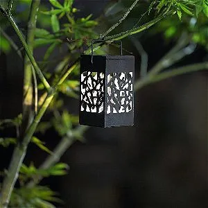 Twinkle Star 8 Pcs Hanging Solar Lantern with Handle Umbrella Solar Lantern Waterproof Solar Landscape Lantern