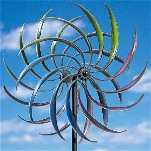 Bits and Pieces - Rainbow Kinetic Garden Pinwheel