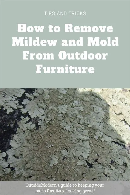 How to Remove Mildew from Outdoor Furniture