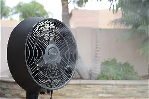 NewAir AF-520B Oscillating Outdoor Misting Fan