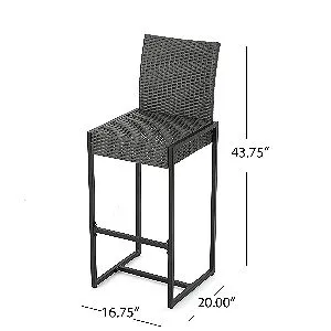 Conrad Patio Furniture Stool Dimensions
