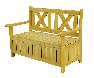 Leisure Season SB6024 Garden Storage Bench