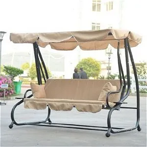 Outsunny Covered Porch Glider Swing