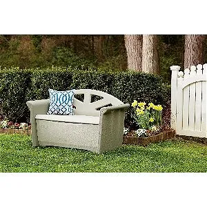 Rubbermaid Outdoor Patio Storage Bench