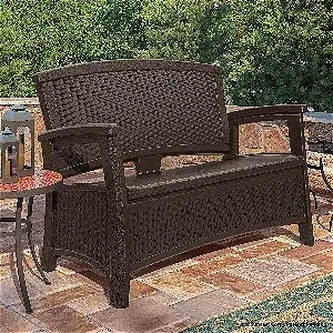 Suncast ELEMENTS Loveseat with Storage