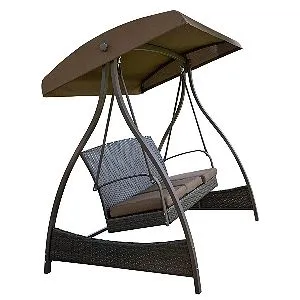 SunLife Glider Swing with Cover, Side View