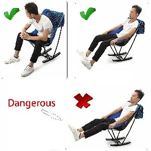 Yahill Portable Ultralight Collapsible Moon Leisure Camping rocker Uses
