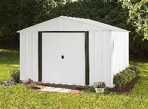 Arrow Arlington High Gable Steel Storage Shed