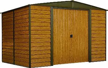 Arrow Woodridge Low Gable Steel Storage Shed