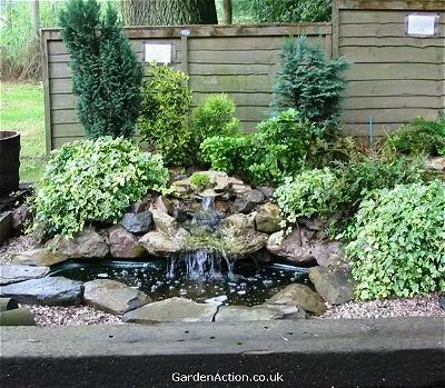 Au Naturale Small Pond Waterfall Ideas
