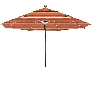 California Umbrella 11ft Stainless Commercial Umbrella Dolce Mango