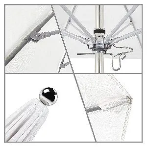 California Umbrella Stainless Steel Detail