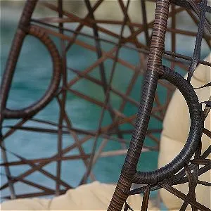Chistopher Knight Egg Chair Wicker Detail