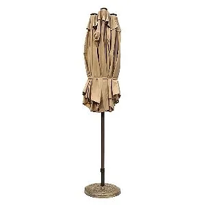 Le Papillon 14 ft Market Umbrella Closed