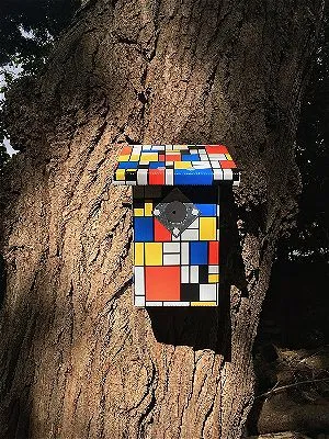 Pop-Up Garden Modern Bird House Kit, the best modern birdhouse