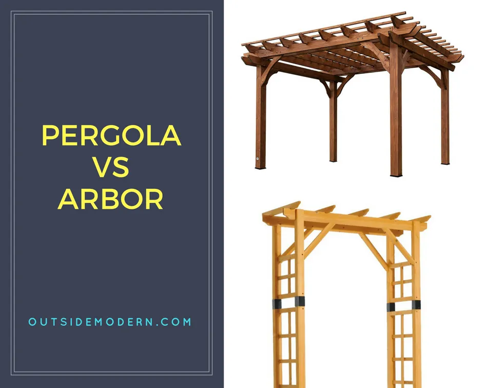Pergola vs. Arbor