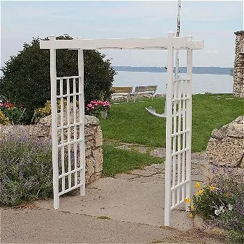 Dura-Trel Bakersfield Vinyl Arbor