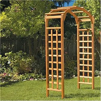 Greenstone Arch Arbor- Natural