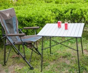 Timber Ridge Folding Aluminum Roll Up Table
