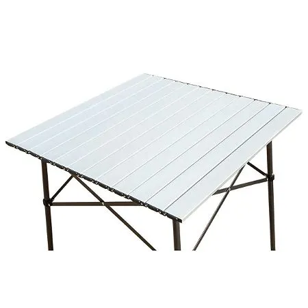 Timber Ridge Portable Roll-Up Aluminum Fold-Up Table