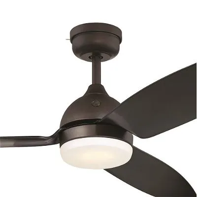 GE Morgan 54in Bronze LED Outdoor Ceiling Fan