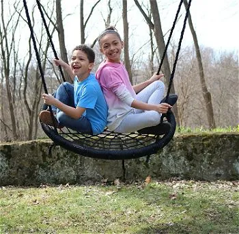 M & M Sales Enterprises Web Riderz Outdoor Swing N- Spin