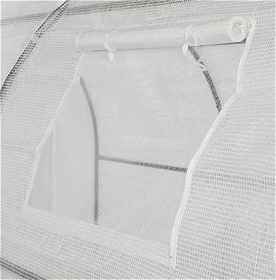 OGrow Walk in Tunnel Greenhouse Ventilation and Frame Detail