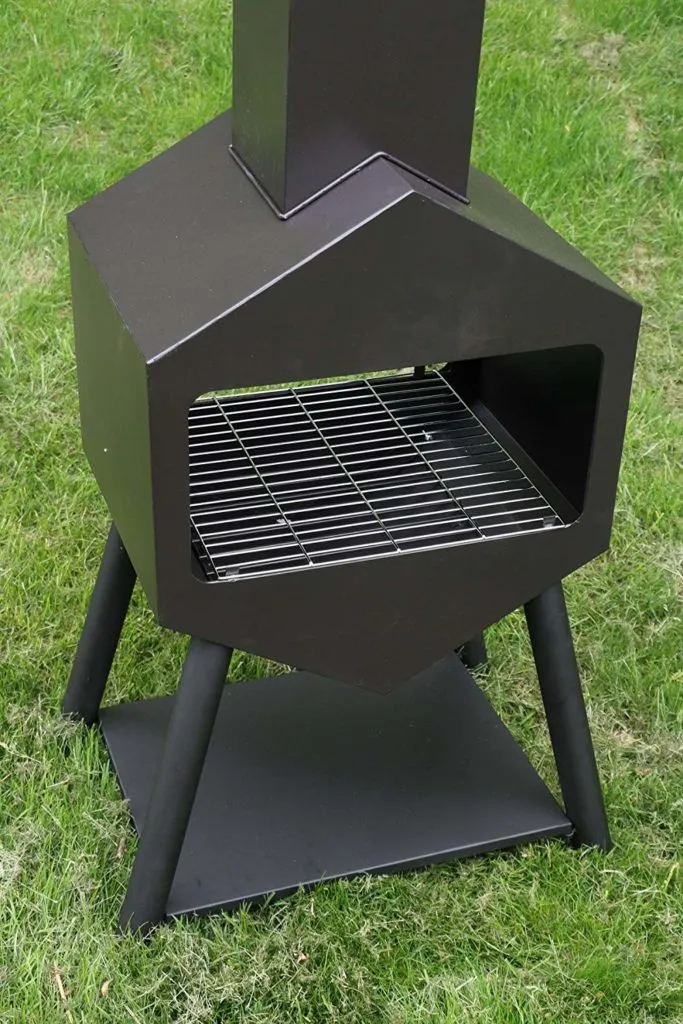 Oliver and Smith - Large Iron Outdoor Patio Chiminea
