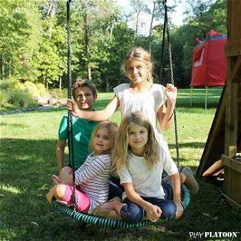 Play Platoon Spider Web Tree Swing for Kids