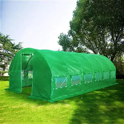 Quictent Galvanised 2 Door Portable Greenhouse