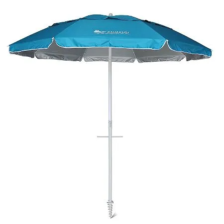 AMMSUN Outdoor Patio Beach Umbrella Sun Shelter with Fringe, Multicolor
