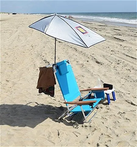 RIO BEACH My Shade Total Sun Block Clamp-On Beach Umbrella