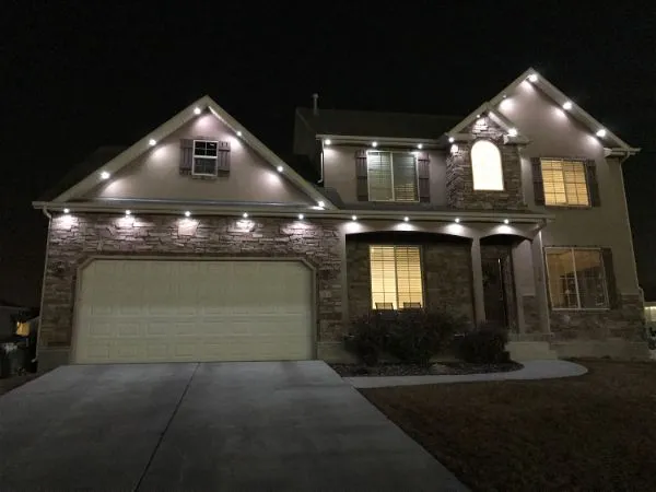 House with Soffit Lighting Source: Liveonbeauty