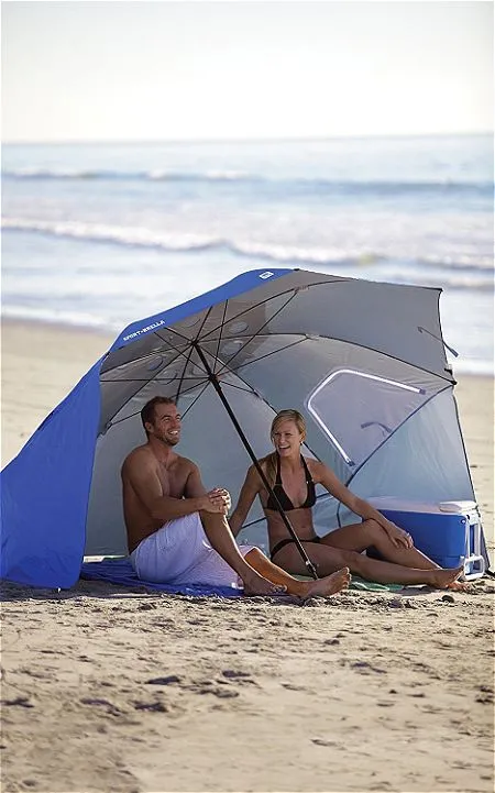Sport-Brella Portable All-Weather and Sun Umbrella. 8-Foot Canopy