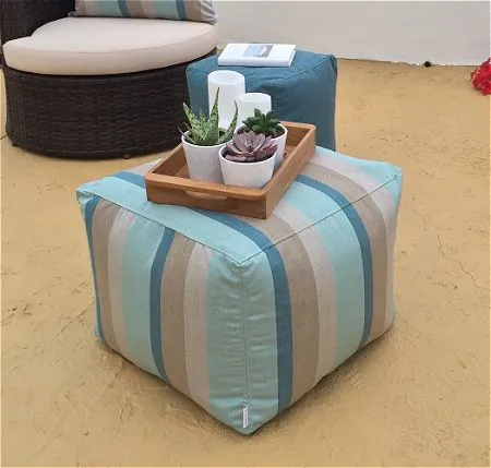 Core Covers Outdoor Indoor Sunbrella Pouf