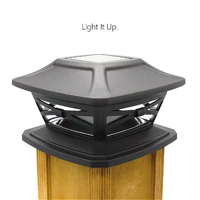 Davinci Solar Post Lights - Outdoor Post Cap Light