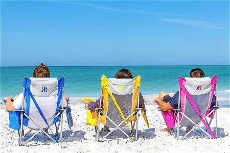 Kijaro Coast Folding Beach Sling Chair with Cooler