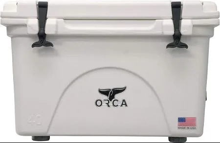 ORCA Ice Chest Cooler, White, 40-Quart