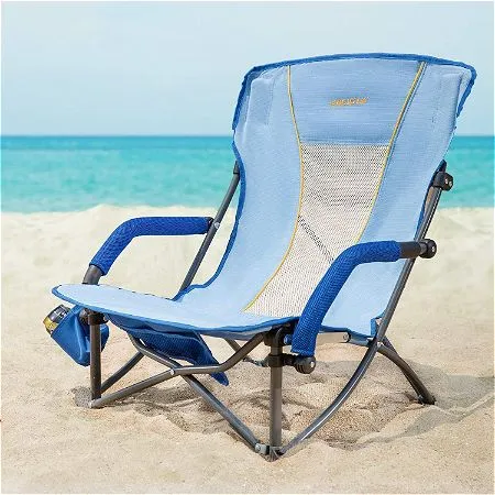 WEJOY Lightweight Compact Low Sling Folding Outdoor Lawn Concert Camping Beach Chair