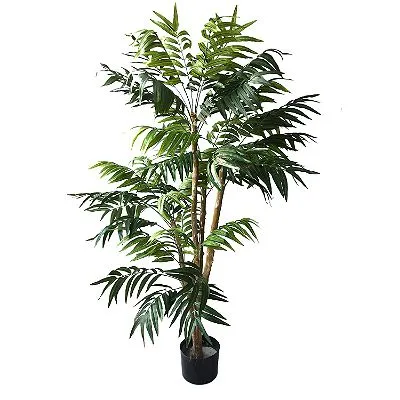 Pure Garden 5 Foot Artificial Palm Tree Indoor Outdoor