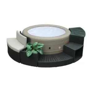 Canadian Spa Company Round Hot Tub Surround