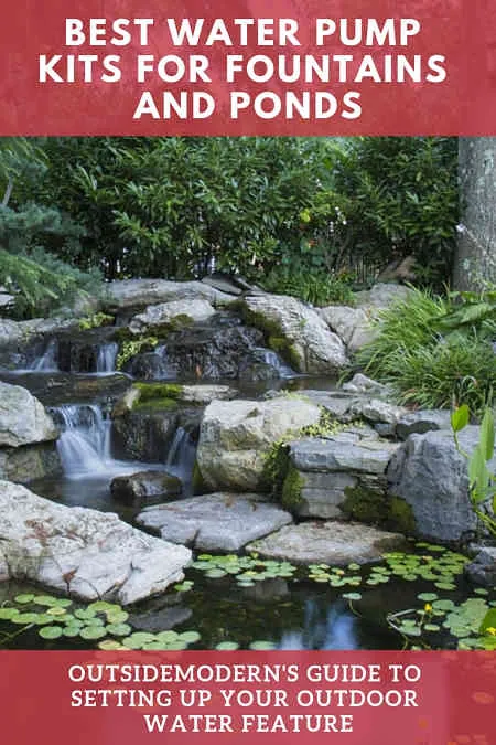 best waterfall pump fountain garden pond